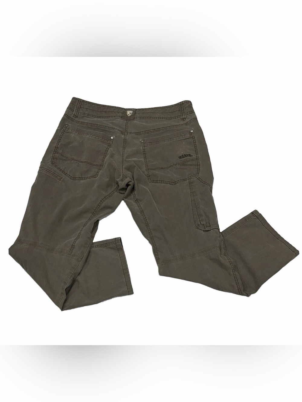 Kuhl Revolvr Green Cargo Hiking Pants Men's 33x30 Outdoor Travel Casual Stretch